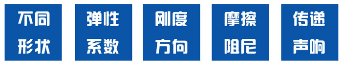 橡膠彈簧的選型